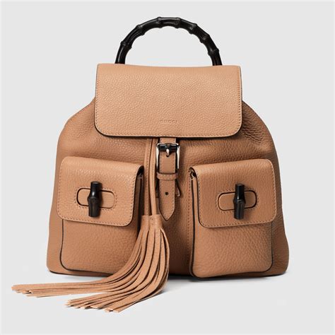 Gucci bamboo backpack